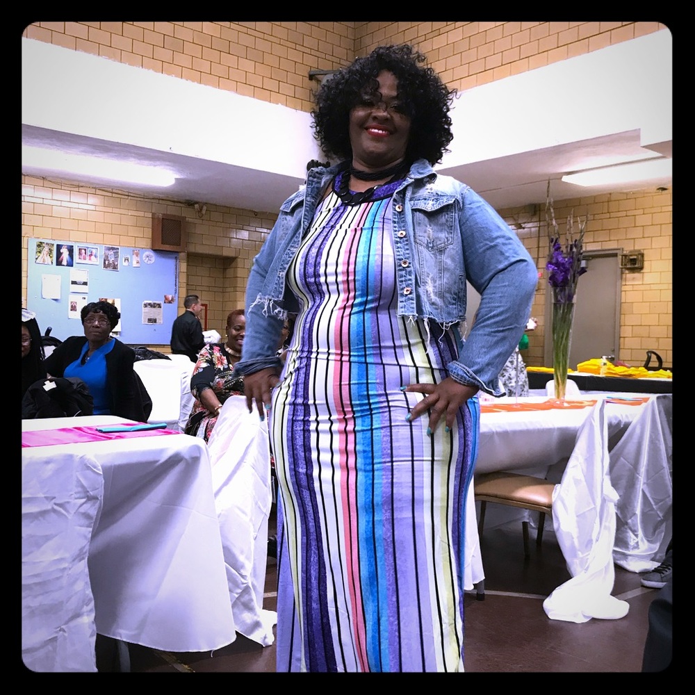 Plus size maxi dress